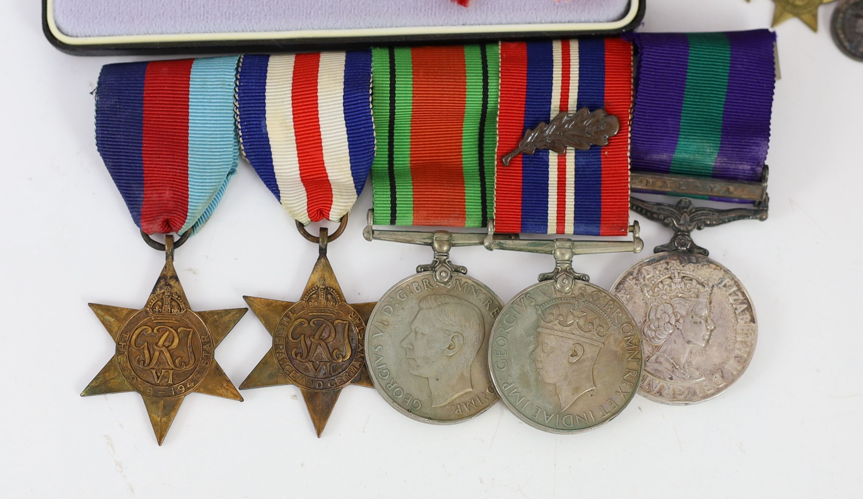 A WW2 group of five medals to Major J.A.B.Darlington R.E